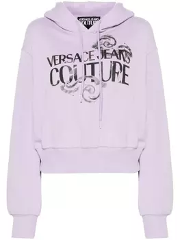 Versace Jeans Couture худи с логотипом, фиолетовый