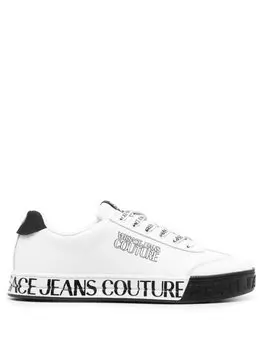 Versace Jeans Couture кеды с логотипом, белый