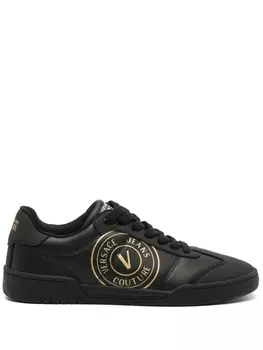 Versace Jeans Couture кроссовки Brooklyn V-Emblem, черный