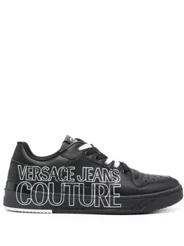 Versace Jeans Couture кроссовки с логотипом Starlight, черный