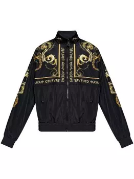 Versace Jeans Couture куртка с принтом Chromo Couture, черный