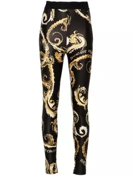 Versace Jeans Couture леггинсы Chromo Couture, черный