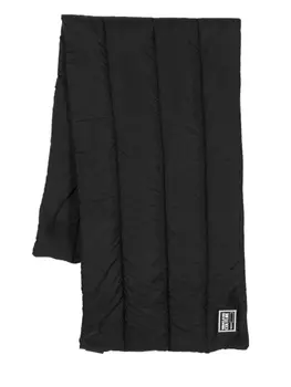 Versace Jeans Couture пуховик с нашивкой-логотипом, черный