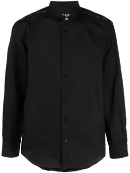 Versace Jeans Couture рубашка с длинными рукавами, черный