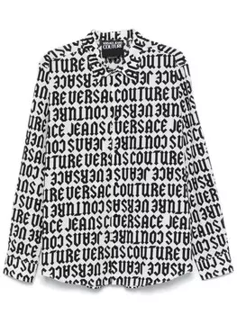 Versace Jeans Couture рубашка с логотипом, белый