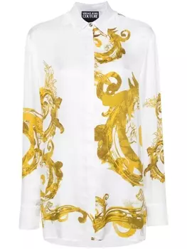 Versace Jeans Couture рубашка Watercolour Couture, белый