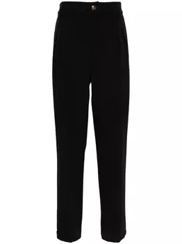 Versace Jeans Couture широкие брюки со складками, черный