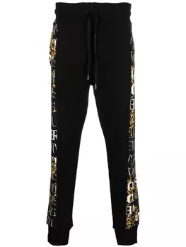 Versace Jeans Couture спортивные брюки с логотипом, черный