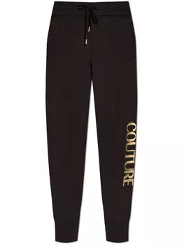 Versace Jeans Couture спортивные брюки с принтом, черный