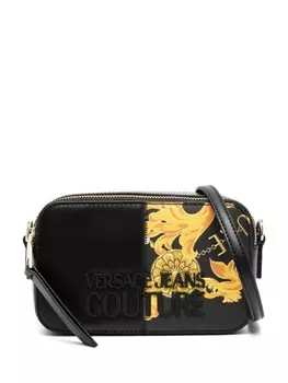 Versace Jeans Couture сумка через плечо с логотипом, черный