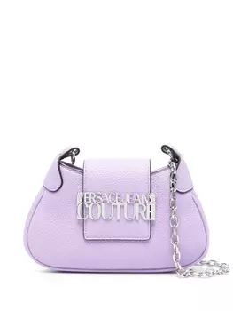 Versace Jeans Couture сумка на плечо с логотипом, фиолетовый