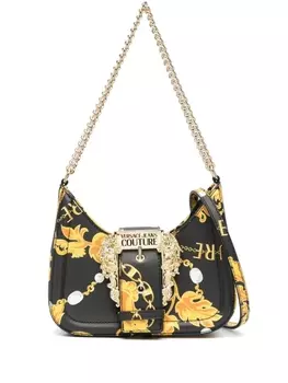 Versace Jeans Couture сумка на плечо с пряжкой, черный