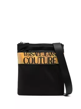 Versace Jeans Couture сумка на плечо с логотипом, черный