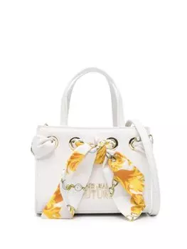 Versace Jeans Couture сумка-тоут Barocco из искусственной кожи, белый