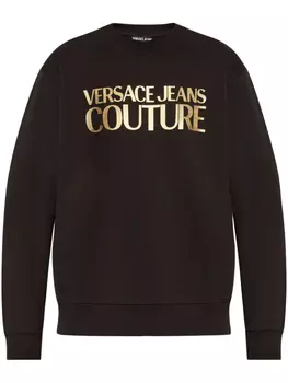 Versace Jeans Couture толстовка с логотипом, черный