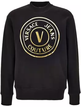 Versace Jeans Couture толстовка с логотипом, черный