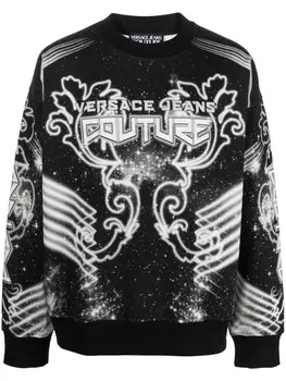 Versace Jeans Couture толстовка Space Couture, черный