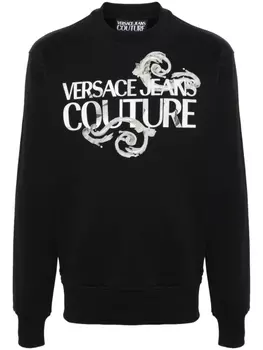 Versace Jeans Couture толстовка Watercolour Couture, черный
