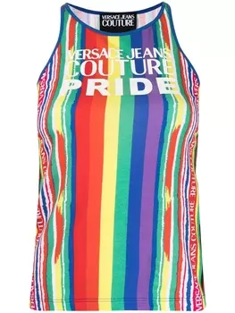 Versace Jeans Couture топ с принтом Pride Project, разноцветный