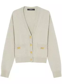 Versace кардиган с декором Medusa, нейтральный