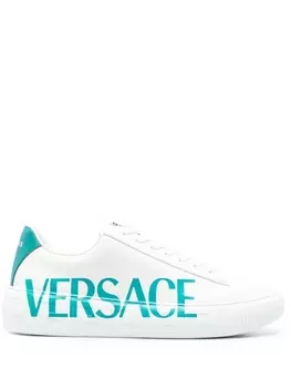 Versace кеды La Greca, белый