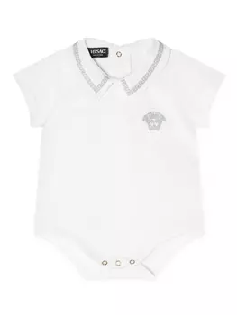 Versace Kids боди с аппликацией Medusa, белый