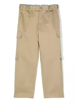 Versace Kids брюки карго, зеленый