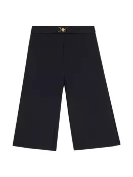 Versace Kids брюки широкие с мотивом «Голова Медузы», черный