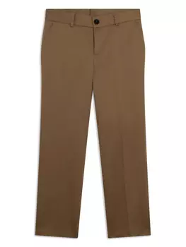 Versace Kids брюки со складками, коричневый