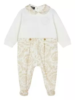 Versace Kids детский комбинезон Barocco, белый