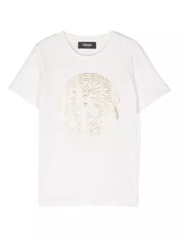 Versace Kids футболка Medusa, белый