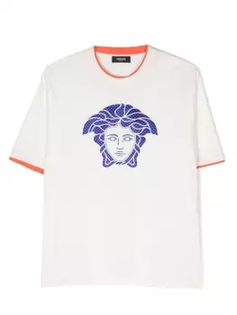 Versace Kids футболка Medusa, белый