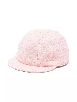 Versace Kids кепка с вышитым логотипом, розовый