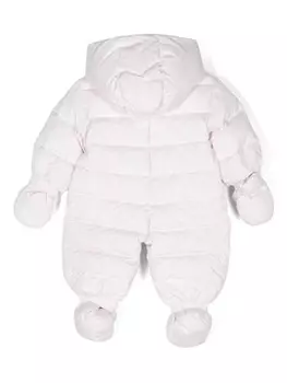 Versace Kids комбинезон с принтом Barocco, розовый