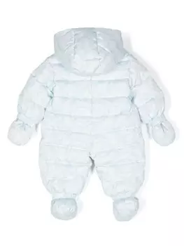 Versace Kids комбинезон с принтом Barocco, синий