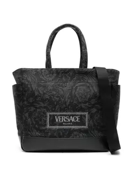 Versace Kids пеленальная сумка Barocco Athena Baby, черный