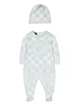 Versace Kids пижама Medusa Contrasto, синий