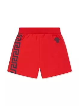 Versace Kids шорты Greca, красный