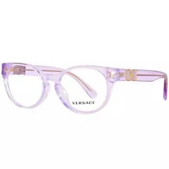 Versace Kids VK 3323U 5372 47 мм Детские овальные очки 47 мм, цвет transparent pink
