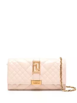 Versace клатч Greca Goddess, нейтральный цвет