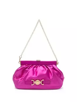 Versace клатч с декором Medusa, розовый