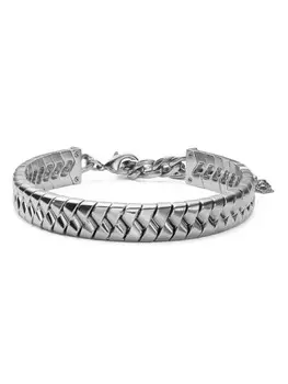 Versace колье Bind, серебряный