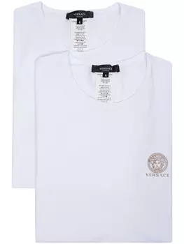 Versace комплект футболок с круглым вырезом, белый