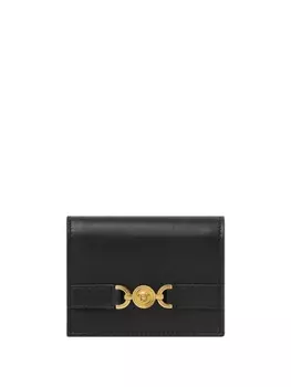 Versace кошелек Medusa '95 тройного сложения, черный