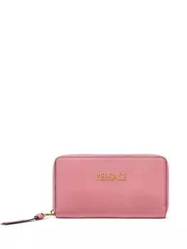 Versace кошелек с логотипом, розовый