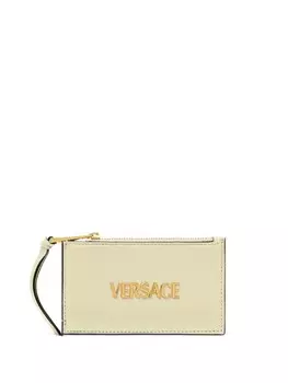 Versace кошелек с логотипом, желтый