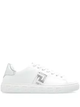 Versace кроссовки Crystal Greca, белый