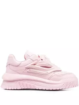 Versace кроссовки Odissea на массивной подошве, розовый