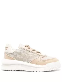 Versace кроссовки Odissea с жаккардовым узором Barocco, коричневый