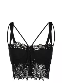 Versace кружевной корсет, черный